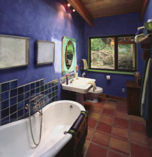 Beautiful and Colorful Bathroom